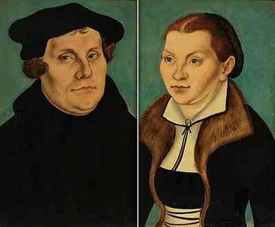Martin Luther and his Wife Lucas Cranach